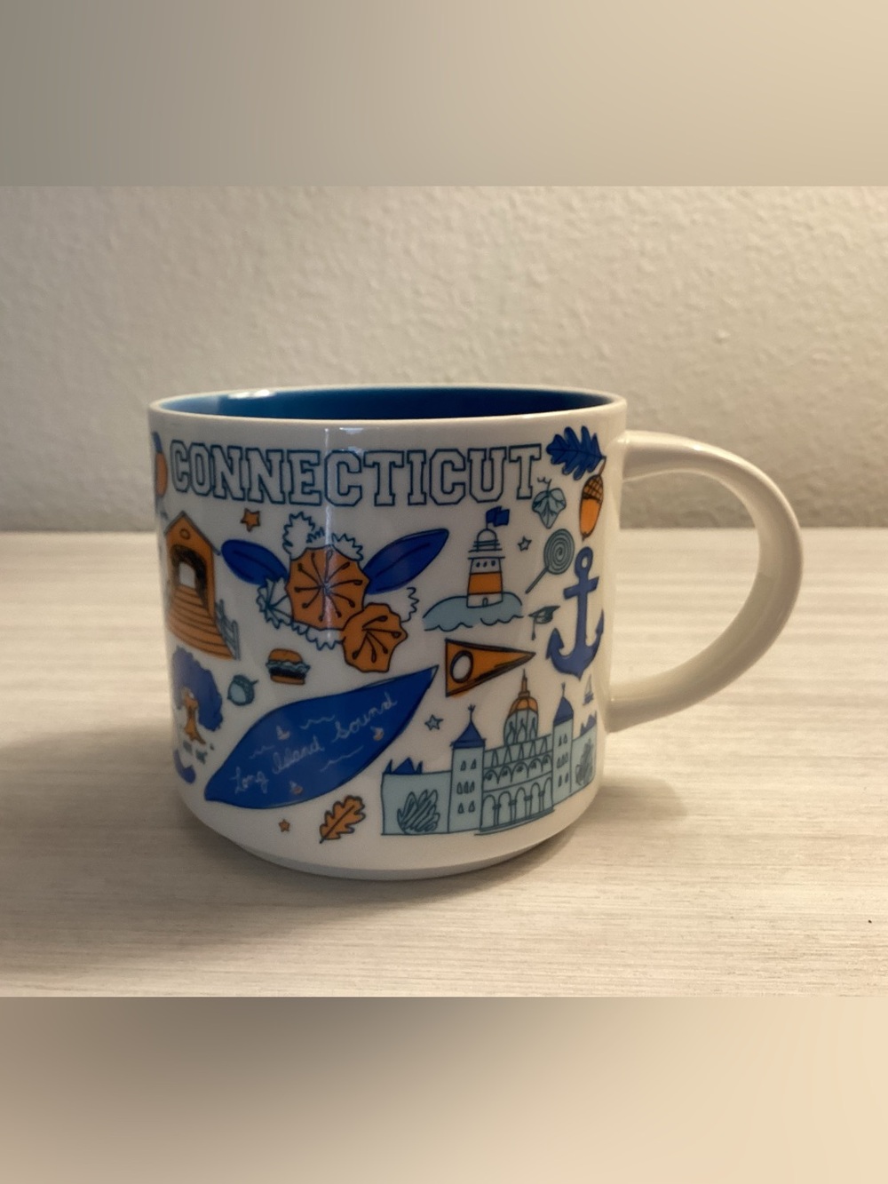 Starbucks Connecticut Been There Series Ceramic Coffee Mug 14oz - IEC